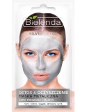 Bielenda Silver Detox Maska Metaliczna oczyszczająca - cera mieszana i tłusta 8g