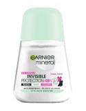 Garnier Mineral Dezodorant roll-on Invisible Protection 48h Floral Touch - Black,White,Colors 50ml